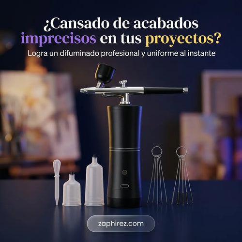 Aerógrafo Portátil Inalámbrico SakerPlus