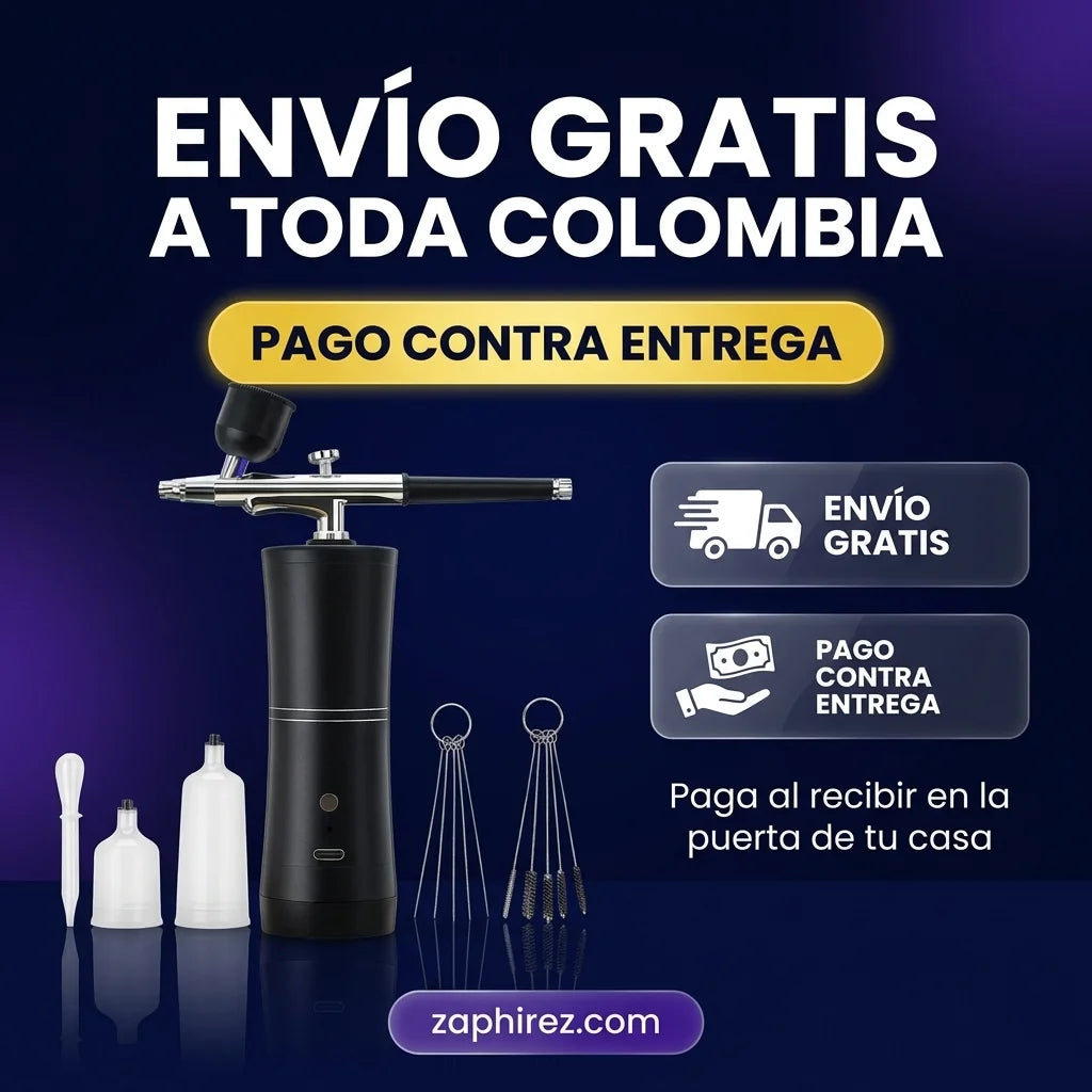 Aerógrafo Portátil Inalámbrico SakerPlus