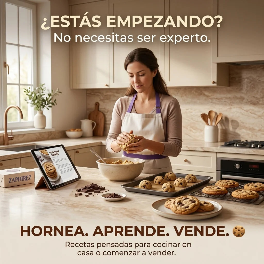 50 Recetas de New York Cookies – Ebook para Cocinar y Vender
