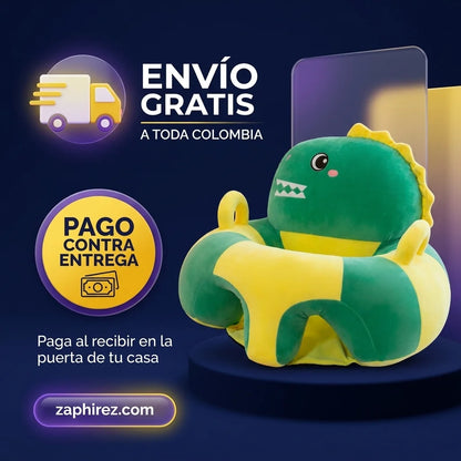 Cojín de Apoyo para Bebé con Diseño de Dragón
