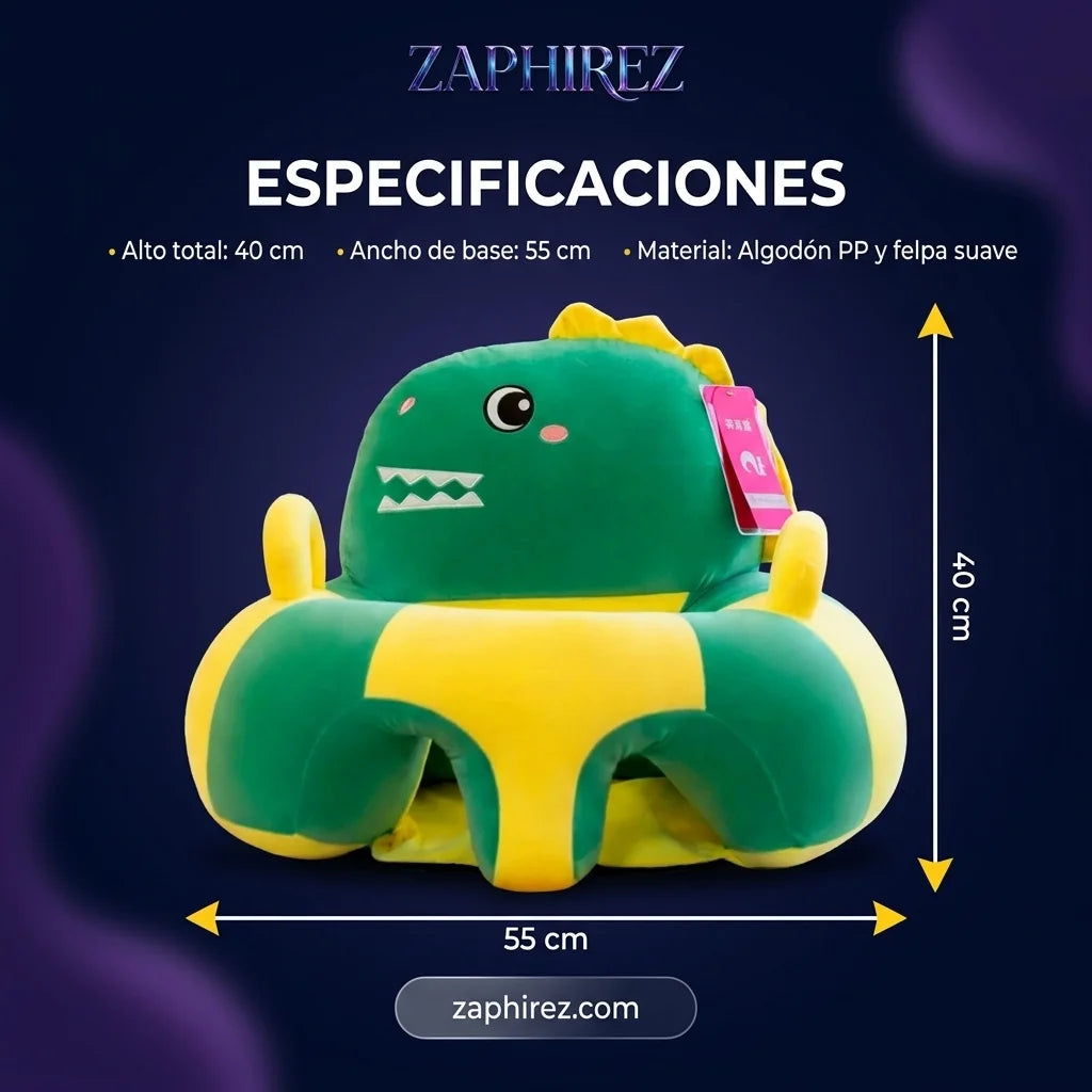 Cojín de Apoyo para Bebé con Diseño de Dragón