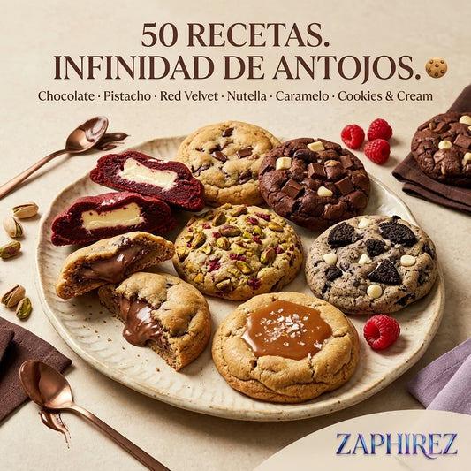 50 Recetas de New York Cookies – Ebook para Cocinar y Vender