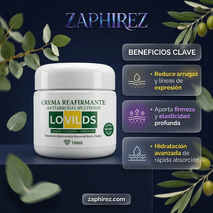 Crema Reafirmante Antiarrugas con Ácido Hialurónico 100 ml
