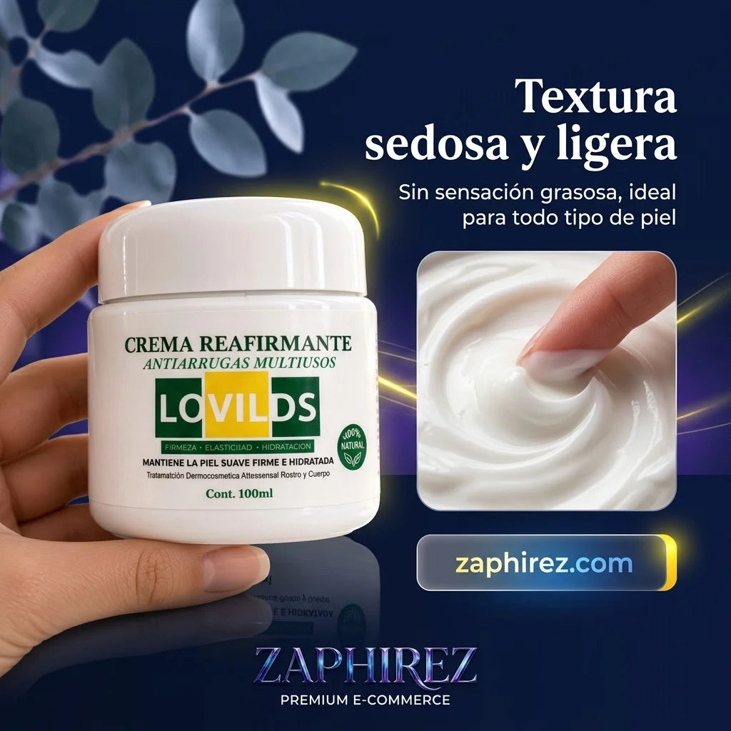 Crema Reafirmante Antiarrugas con Ácido Hialurónico 100 ml