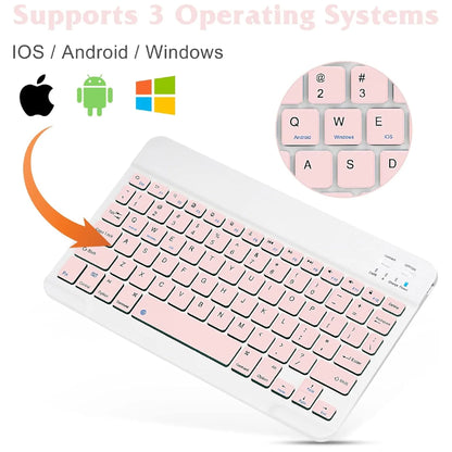 Kit Teclado y Mouse Bluetooth Inalámbrico para iPad y Tablet