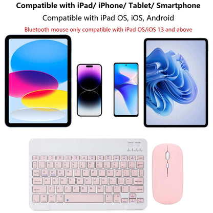 Kit Teclado y Mouse Bluetooth Inalámbrico para iPad y Tablet