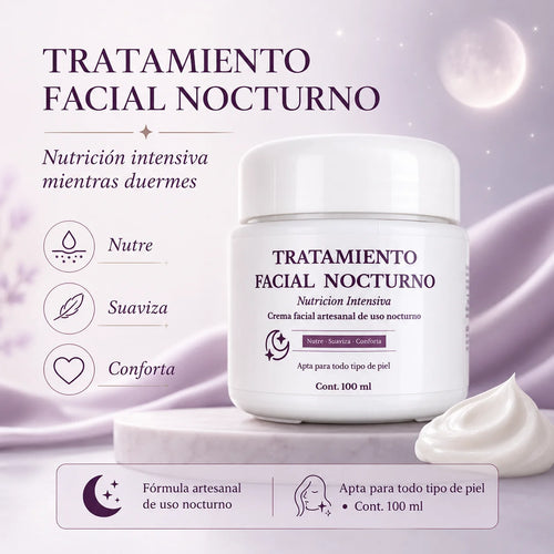 Crema Facial Nocturna Nutritiva 100 ml